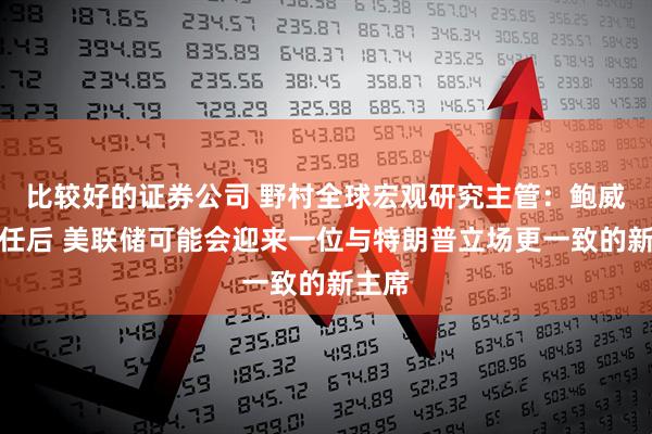 比较好的证券公司 野村全球宏观研究主管:鲍威尔卸任后 美联储可能会迎来一位与特朗普立场更一致的新主席
